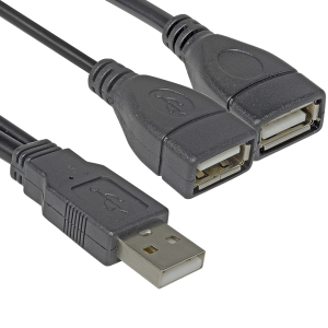 Extension Usb Macho a Dual Usb Hembra