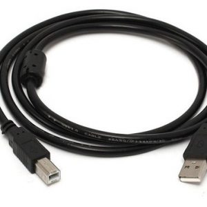 Cable USB para impresora 1.8, metros, color negro.