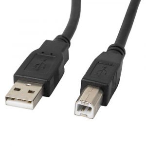 Cable USB para impresora 1.8, metros, color negro.