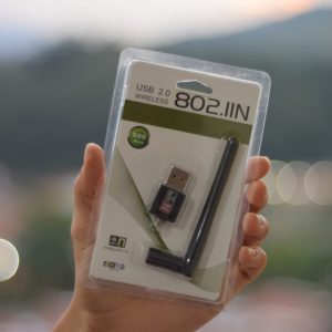 Adaptador wifi usb 2.0 con antena 600mbps