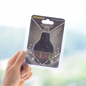 Tarjeta de sonido usb 7.1 plus b447