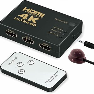 Switch hdmi 3x1con control consmo